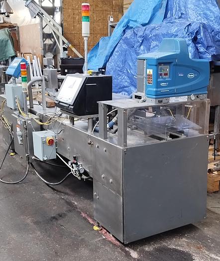 Used Adco 15D Cartoner with Nordsen Problue Hot Melt