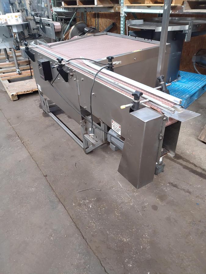 Used 3 x 4 Unscrambling table and single filer - 7' long overall