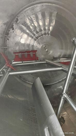 Used 2500 gal  JCVS single motion scrape tanks 75psi