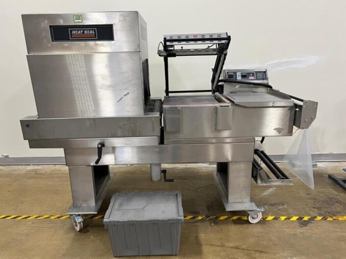 Used Heat Seal Auto L-bar Sealer with tunnel