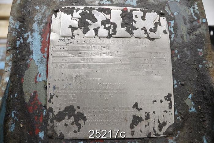 Used Falk 60YB2-A Right Angle Gear Drive, Ratio 9.375 #25217