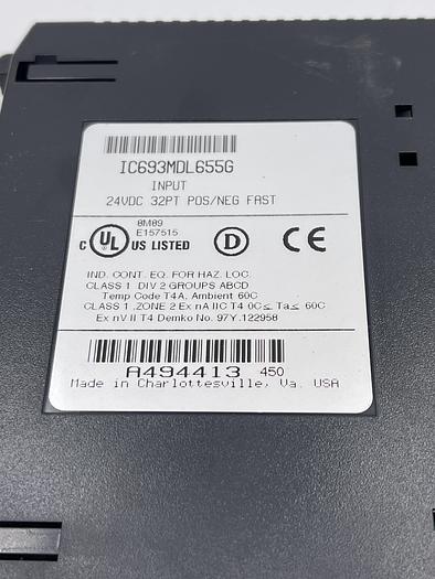 Used GE IC693MDL655G