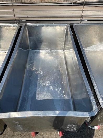 Used Stainless Steel 212 Gallon Meat Cart / Portable Tank