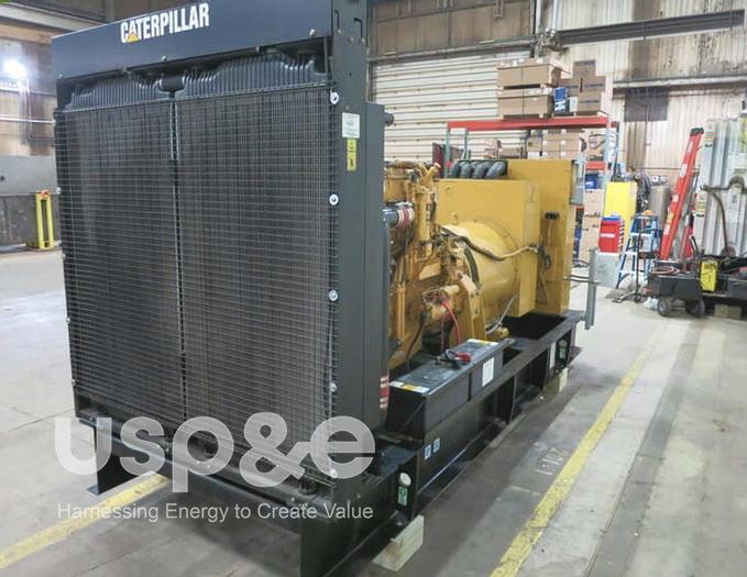Used 0.60 MW Used 2007 Caterpillar C18 Diesel Generator Set