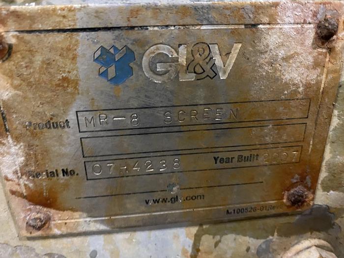 Used GL&V MODEL MR-8 SCREEN
