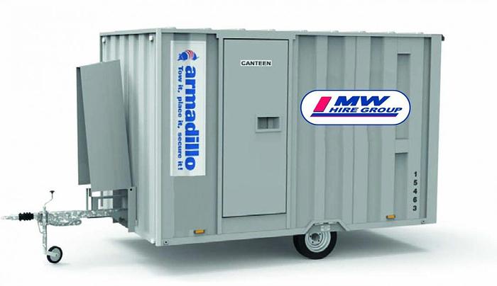 Used Armadillo Towable Canteen