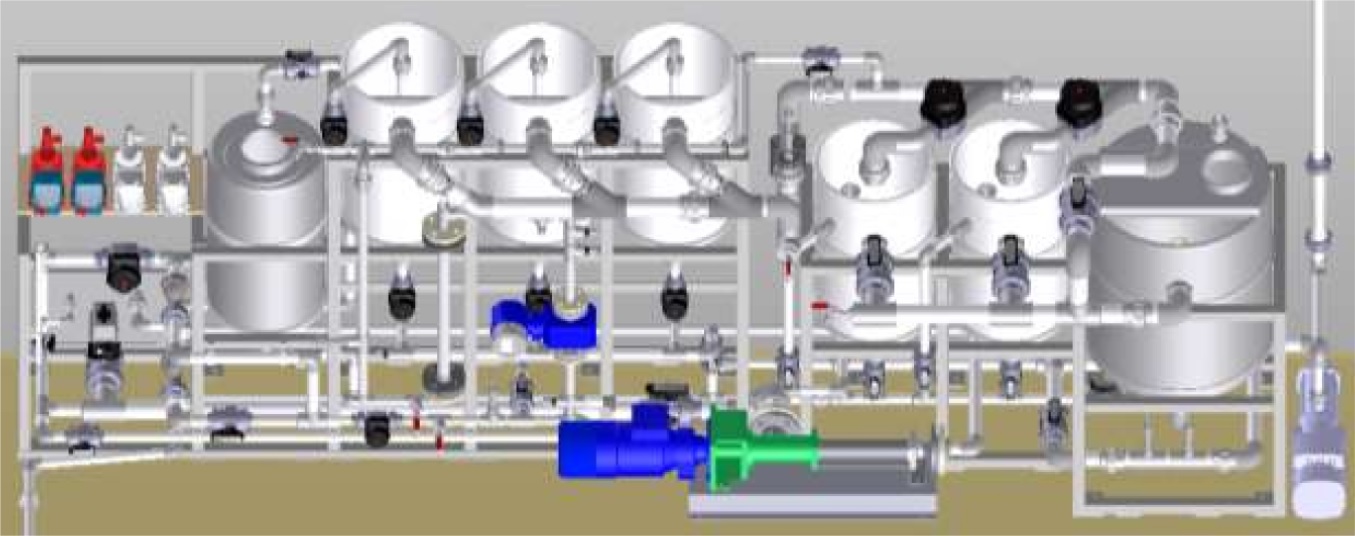 Usado Wastewater Treatment Unit 5 up to 56 m3/day