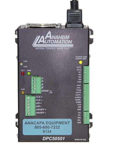 Used Anaheim Automation DPC50501 Motion Controller Step Motor Drive Pack (8134)W