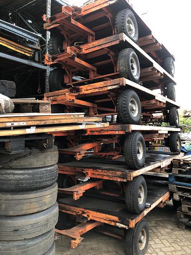 Gebruikt Fetra Transport wagen, Platte kar