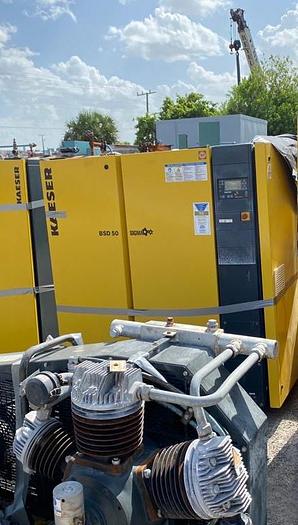 Used Kaeser BSD 50 Rotary Screw Direct Drive 50HP Air Compressor