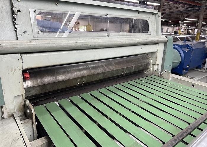 Used 57" (1450mm) PEMCO DUAL ROATARY KNIFE SHEETER MODEL SHM 1450-DR