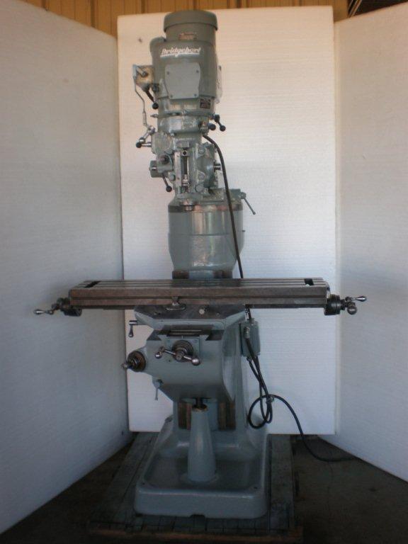Used 9" x 42" BRIDGEPORT Vertical Milling Machine