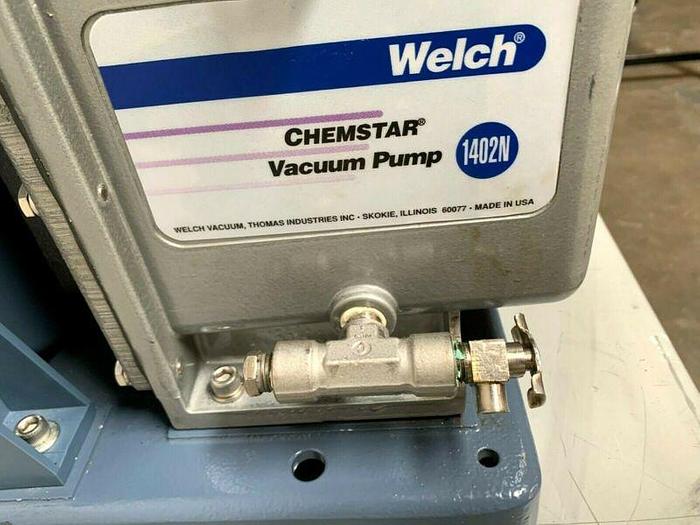 Used Welch 1402N-01 DuoSeal Rotary Vane Vacuum Pump