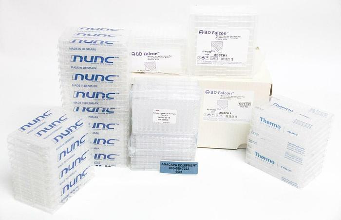 Used BD Falcon Thermo Scientific Nunc Zen Bio Microplates 96-Well LOT OF 95 (6501)