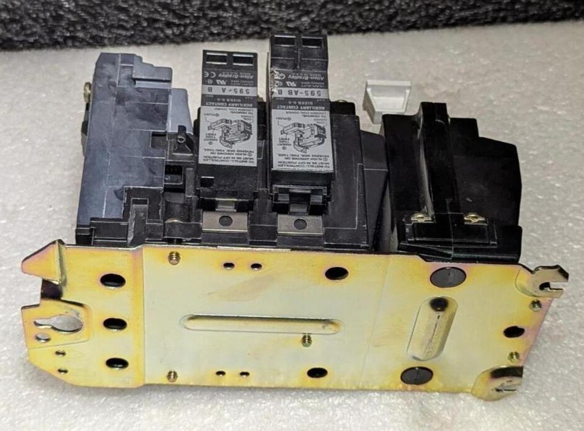 Size 1  Allen Bradley 509-BOD W/ 595-AB ,595-A , 42185-800-01 Auxiliary Contact