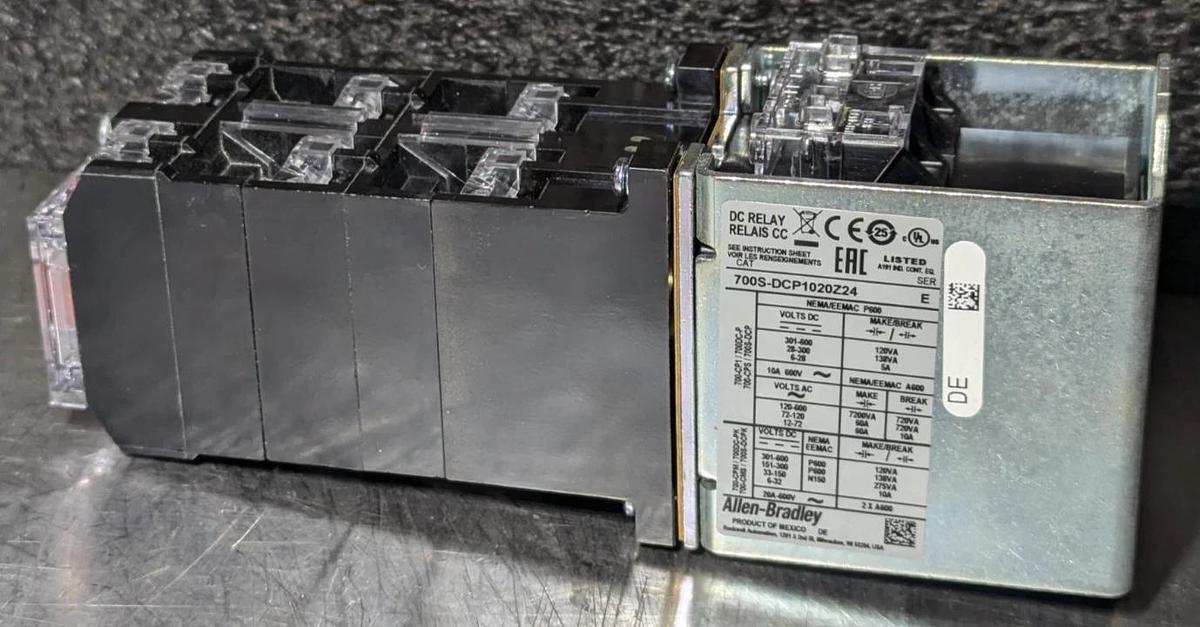 Used Allen Bradley 700S-DCP1020Z24 Safety Control Relay