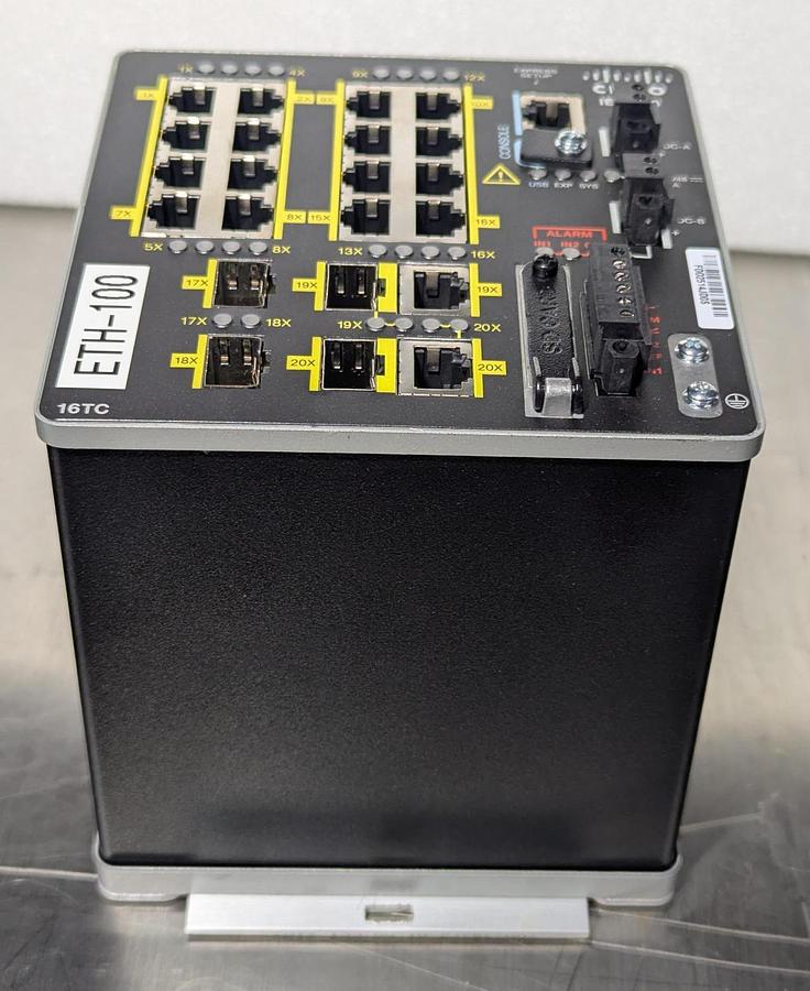 Used 2020 Cisco Industrial Ethernet Switch IE-2000 16TC-B V01