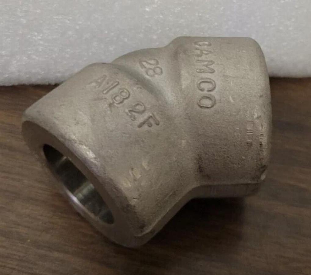 Camco Stainless Steel 45 Elbow 3/4" 6000 PSI A182F