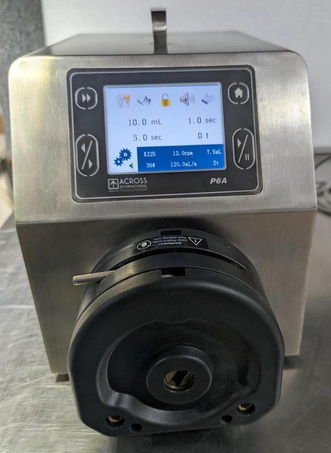 Used Across International P6A/K25  Peristaltic Pump with  Foot switch