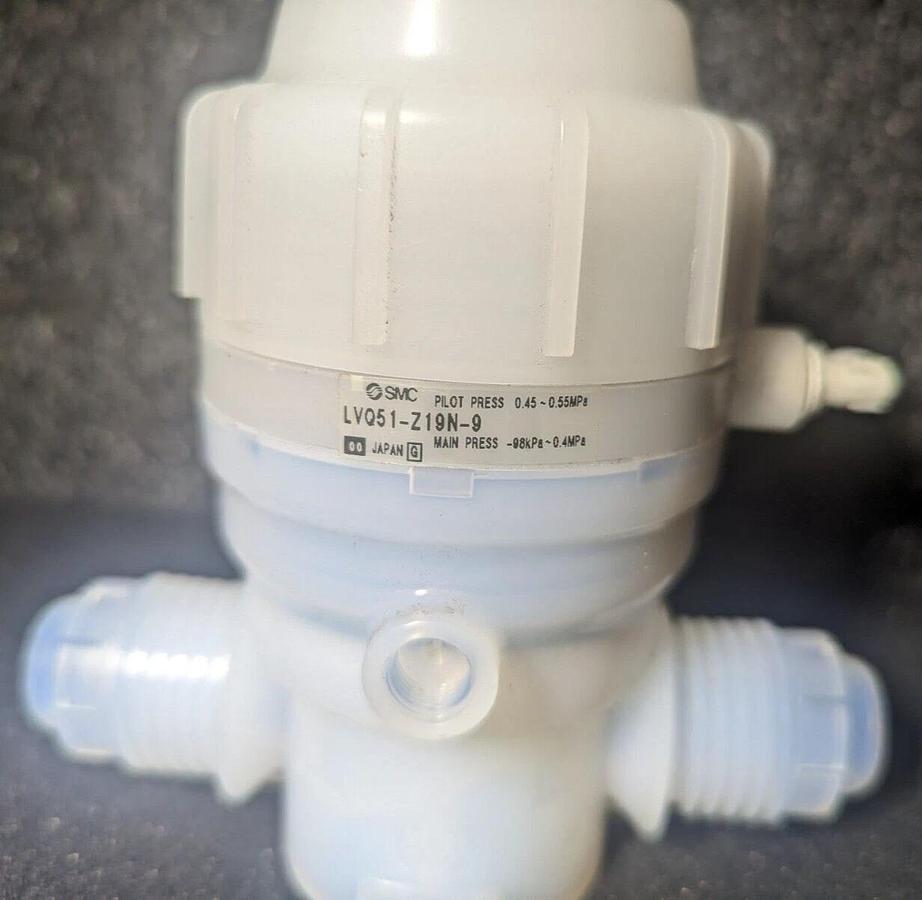 Used SMC LVQ51-Z19N-9 High Purity Chemical Valve