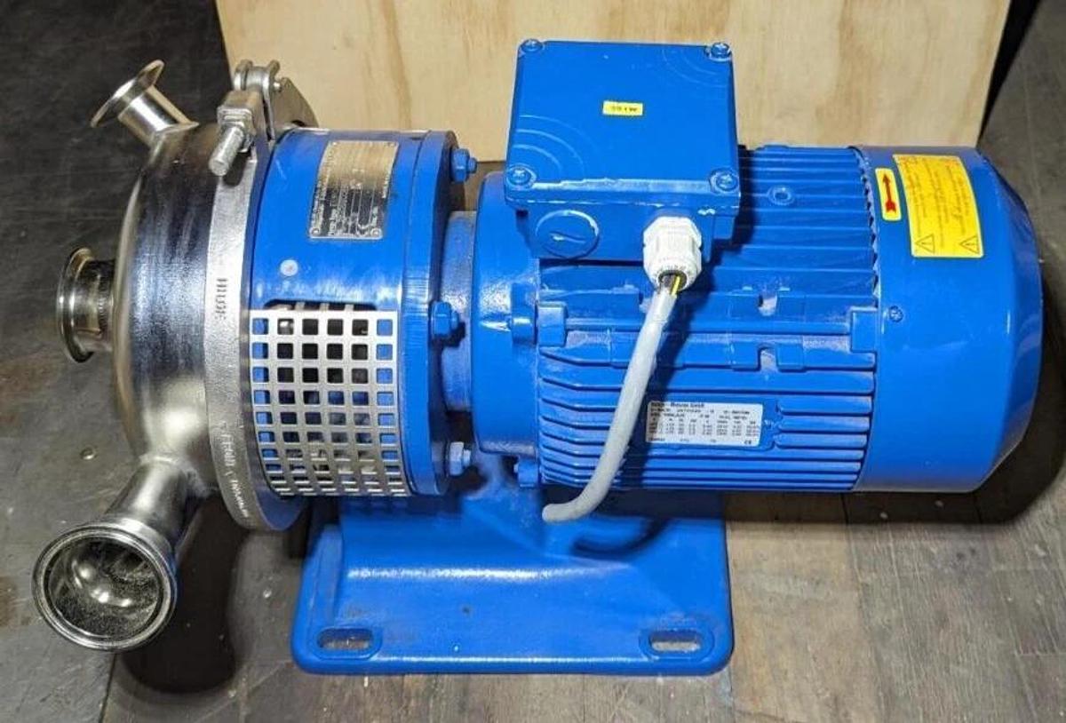 Used Hilge Centrifugal  Pump-type EURO-HYGIA-I-BLOC  Stainless Steel