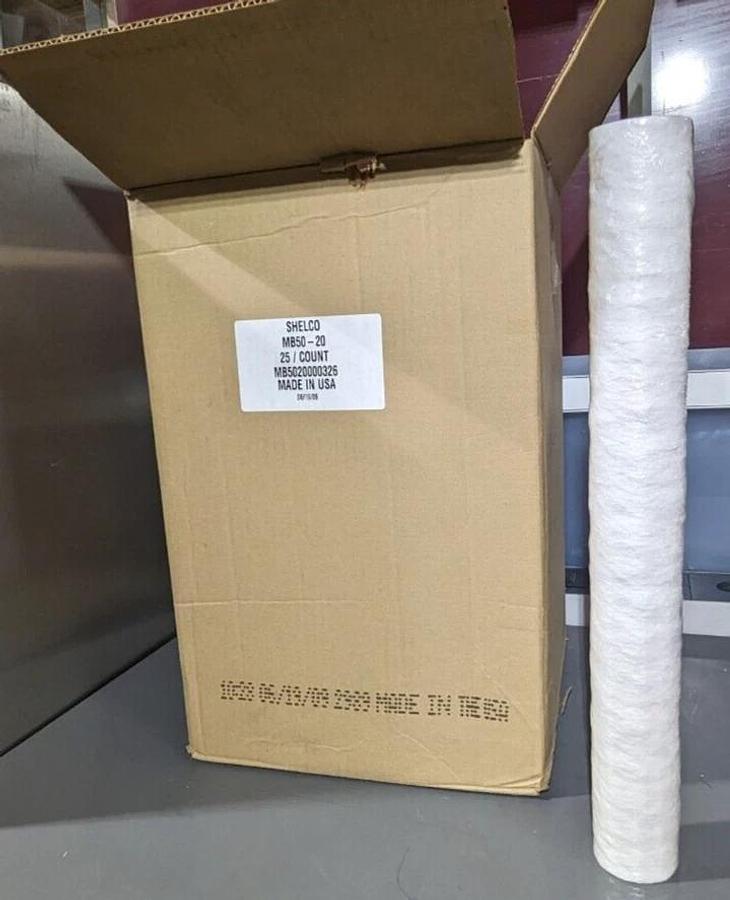 Shelco MB50-20 MB Series, Melt Blown Filter Cartridges 100% Polypropylene