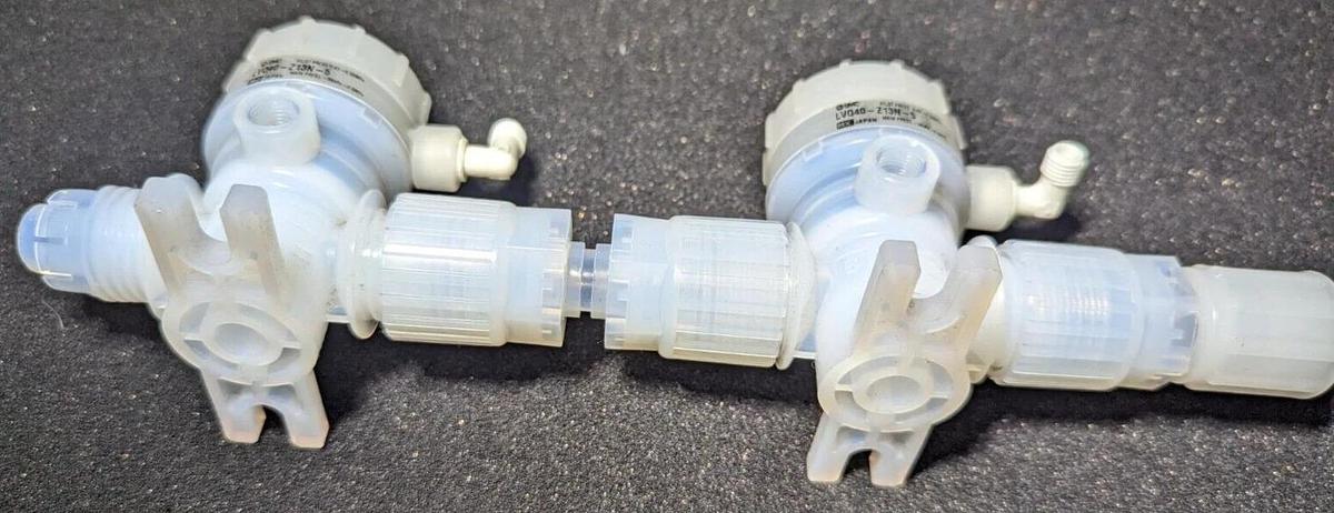 Used SMC LVQ40-Z13N-5 High Purity Pneumatic Diaphragm Valve