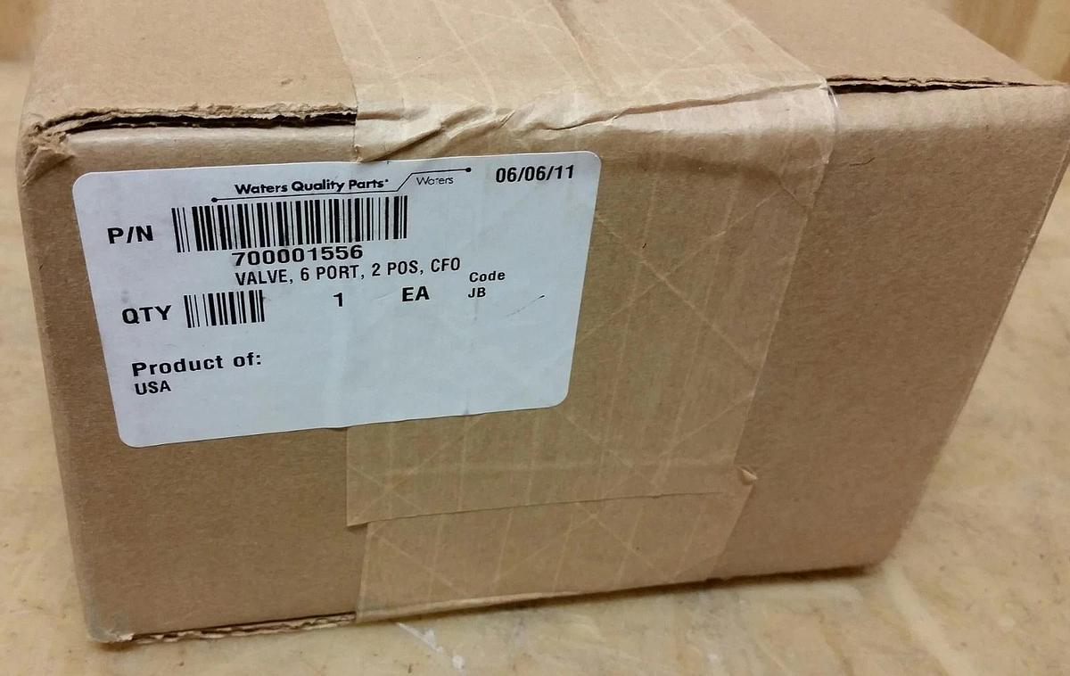 Used Waters 700001556 valve, 6 port, 2 pos, CFO