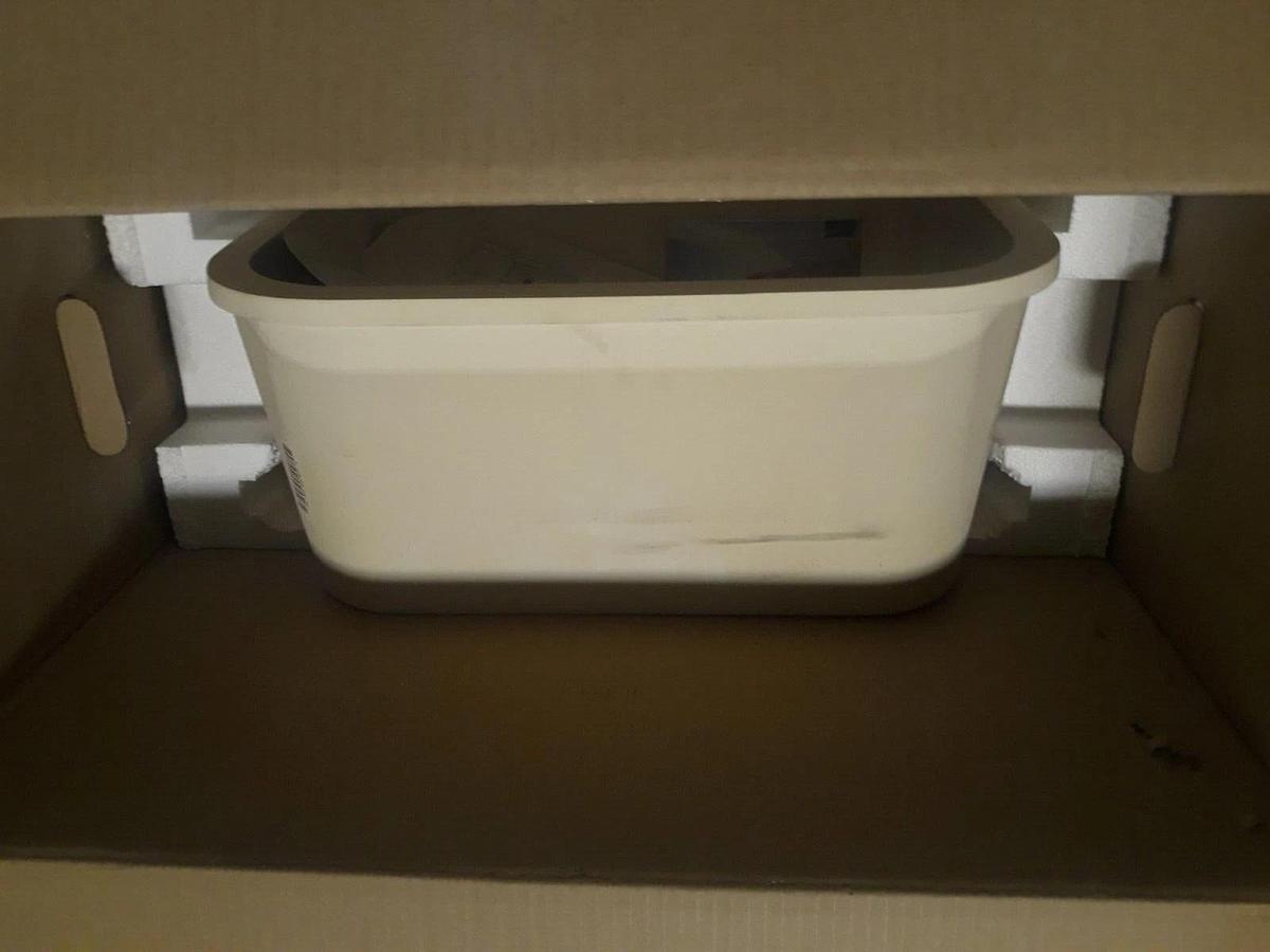 Franke CCK 110-13BT,  13" Inch Undermount Single Bowl Fireclay Sink  Bisque