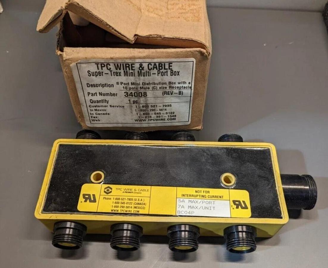 TPC Wire & Cable Super-Trex Mini Multi-Port Box #34008  NEW