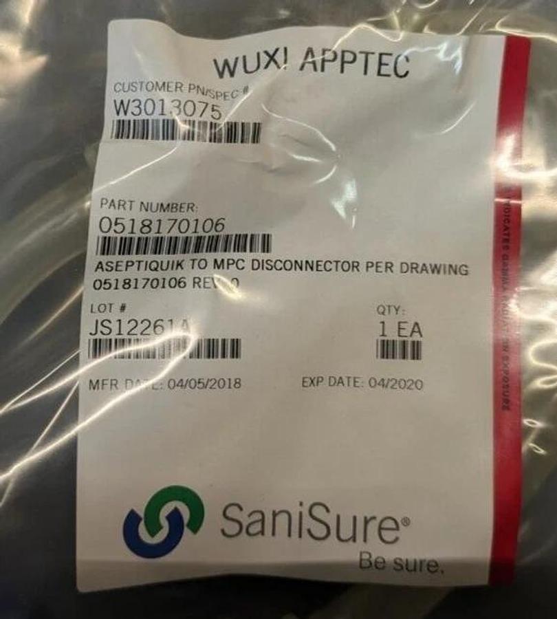 CPC® AseptiQuik G to MPC  Converter & Disconnector  SaniSure
