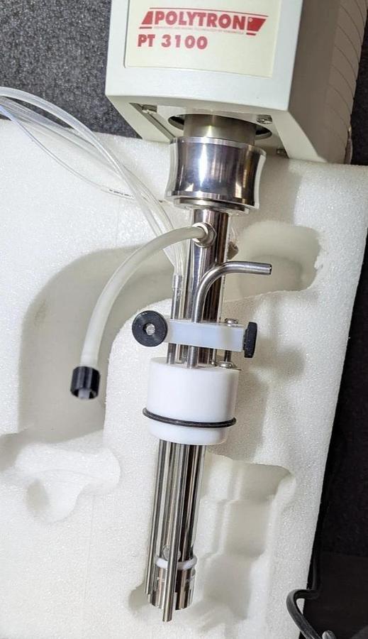 Used Kinematica Polytron PT-MR3100 Homogenizer w/Dispersing Aggregate PTDA3030-T-6060