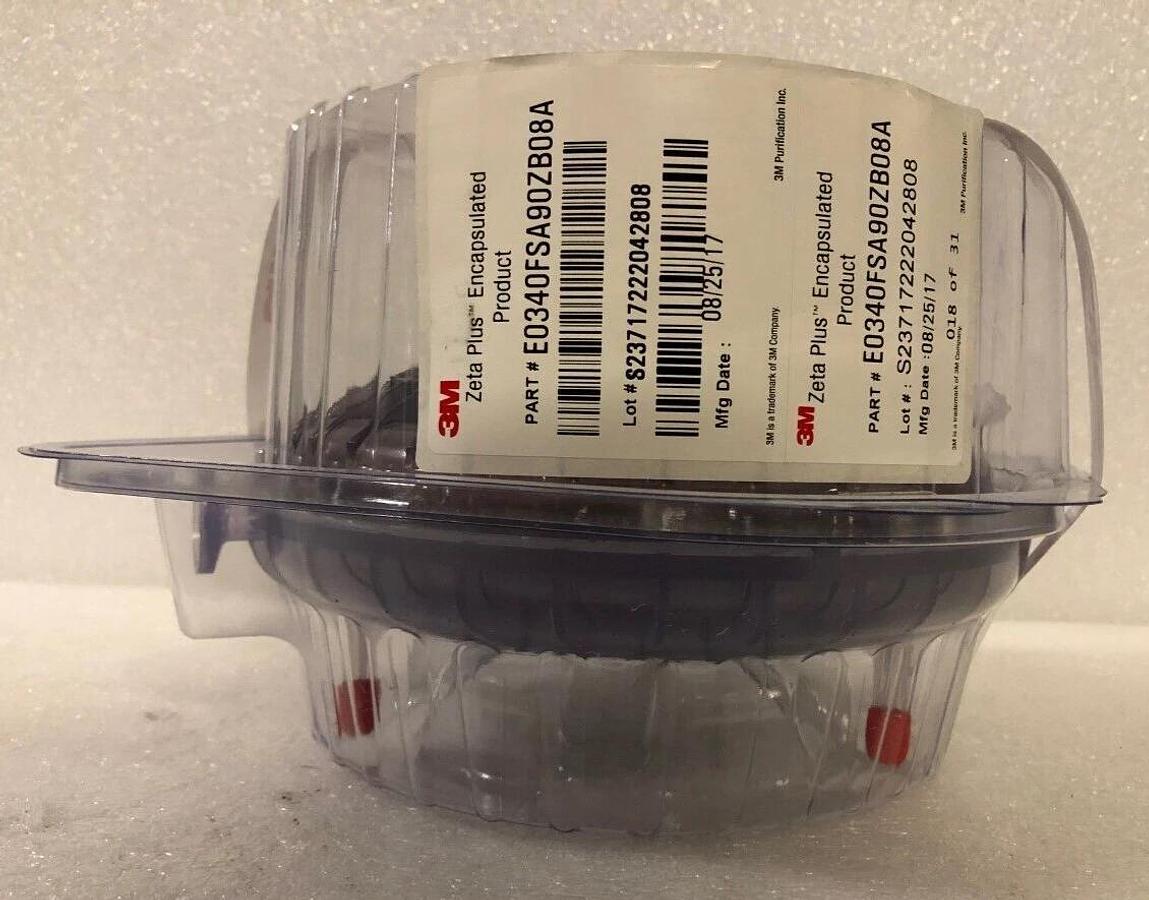 Used 3M Zeta Plus Encapsulated System Scale-Up Filter Capsule E0340FSA90ZB08A 340 cm²