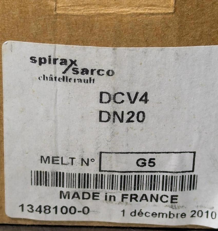 Spirax Sarco DCV4  DN20 Disc Check Valve
