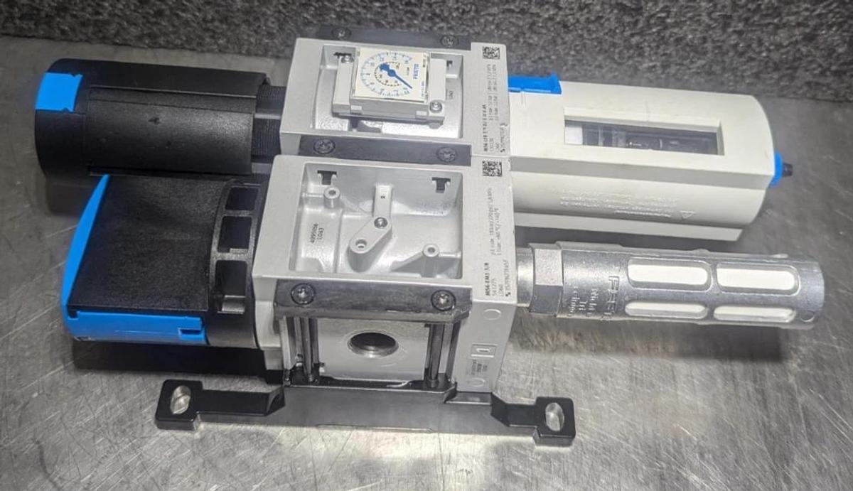 Used Festo MS6-LFR3/8-D7-E-U-V-AS Filter Regulator , MS6-EM1-3/8 541275 valve
