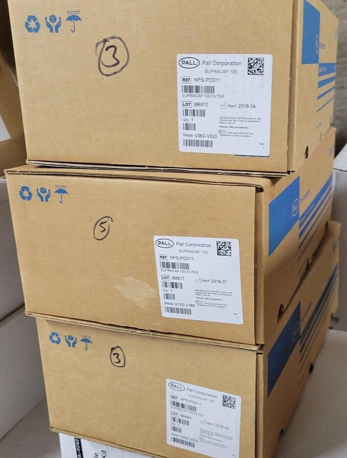 PALL NP5LPDD11 Supracap 100 5 inch, PDD1 media Filter   1½ in. sanitary flange
