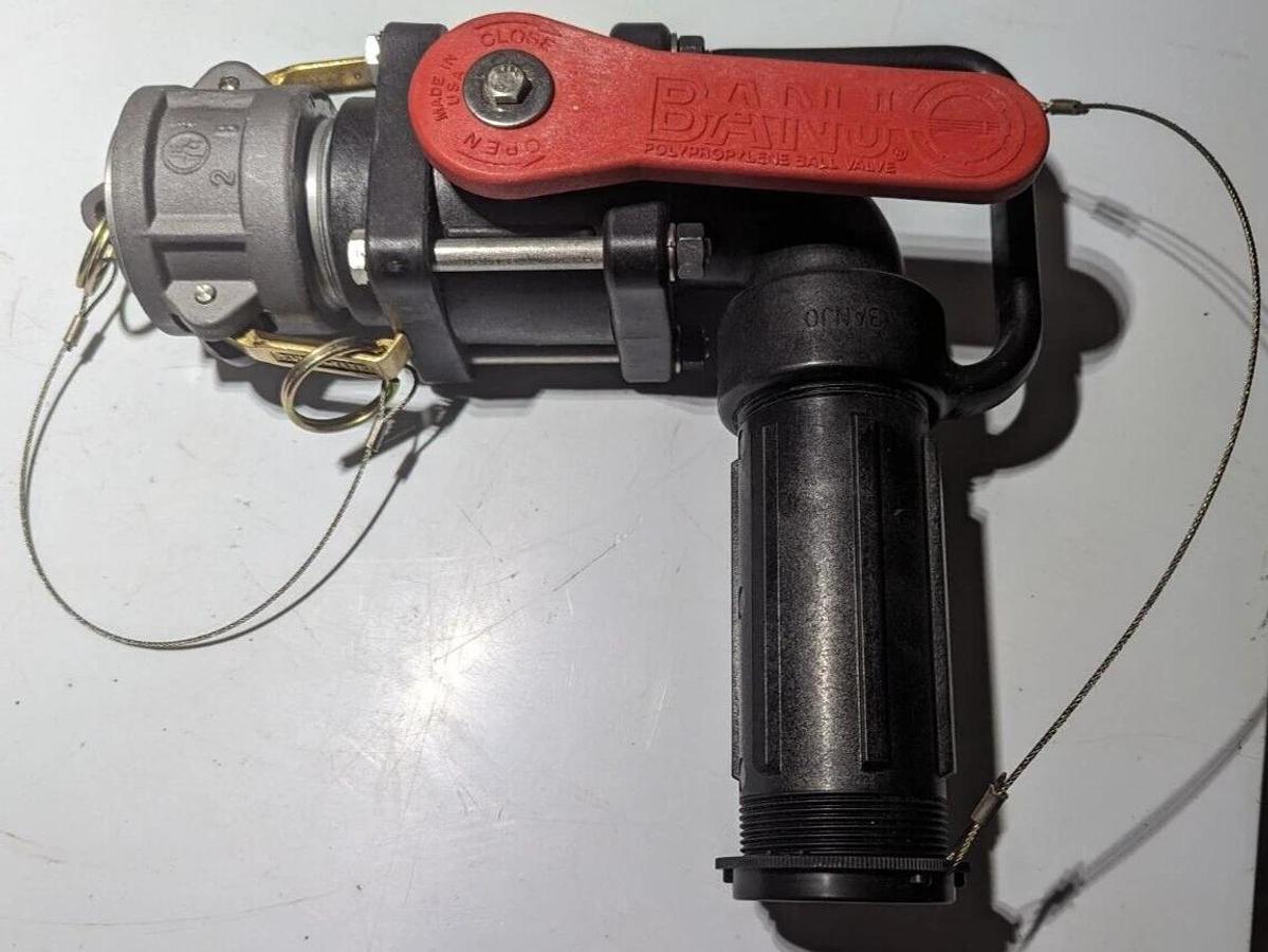 Banjo Polypropylene Nozzle Valve with Ever-Tite®  Cam &Groove  Coupling