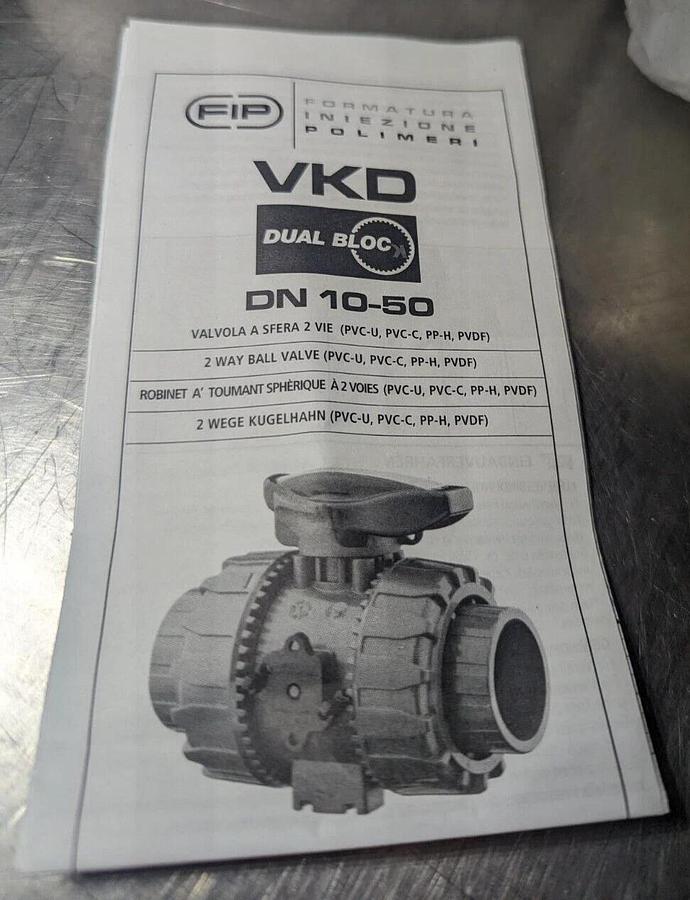 Used IPEX , DKDAAMHH1NATIP  537033 U3114  1"VKD TRUE UNION BALL VALVE