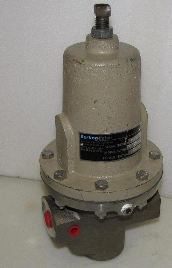 Burling Stainless Steel BS5 regulating Valve 1/2"  1500 psi  *NEW* BS5-1SI5111
