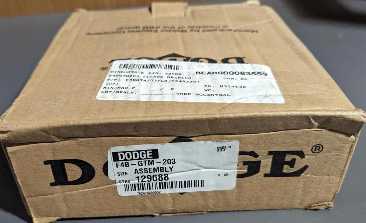 Dodge F4B-GTM-203 Flange Mount Bearing