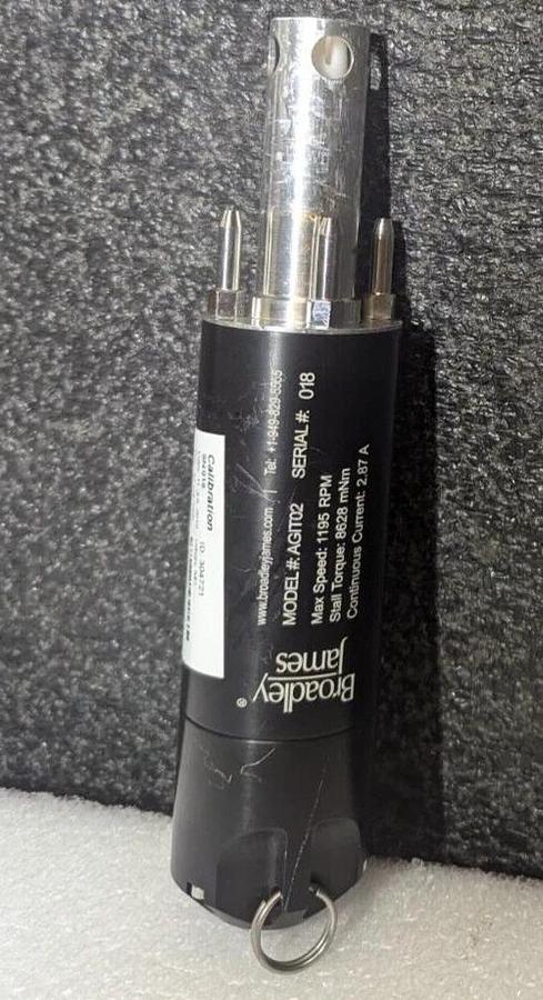 Used Broadley-James  AGI02   Agitator Stirrer Motor for Bioreactor