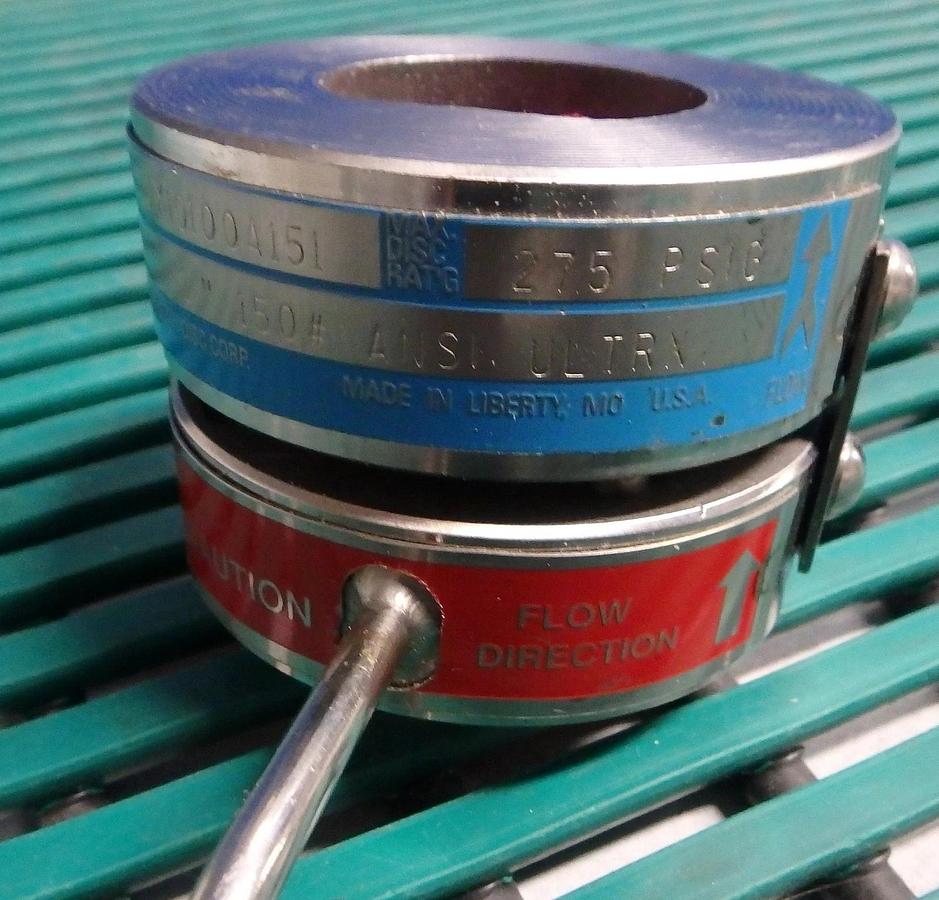 Continental Rupture Disc Holder 1" ULTRX 316/316  UXI0100A151  275 PSIG