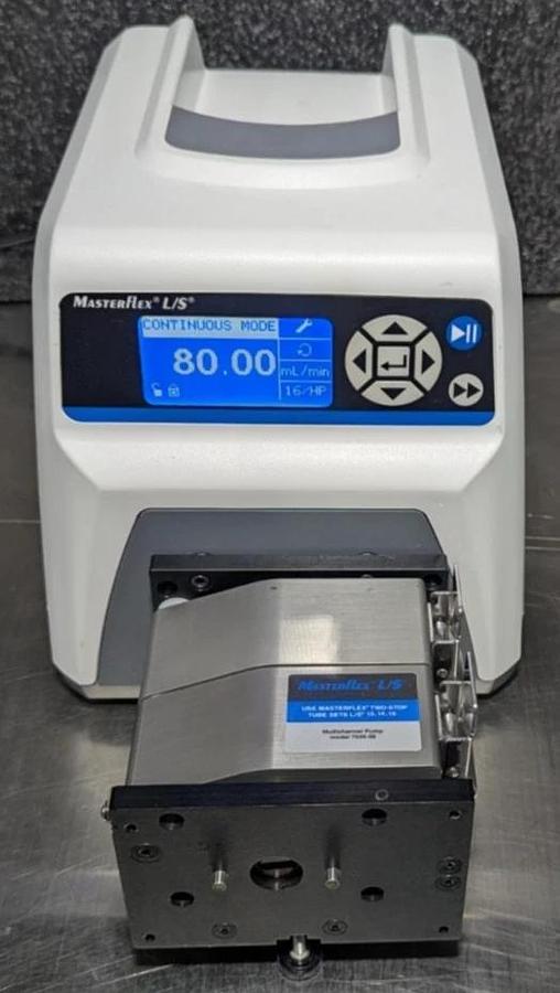 Masterflex L/S 07522-30 Peristaltic Pump w/ Multichannel Pump Head  7535-08