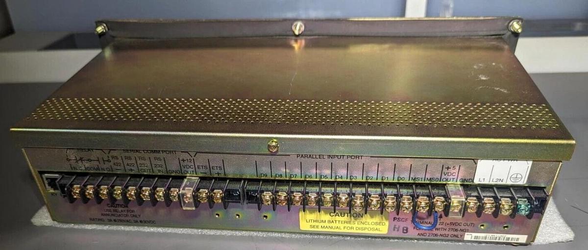 Used ALLEN BRADLEY DATALINER 2706-B13J8  SER /G
