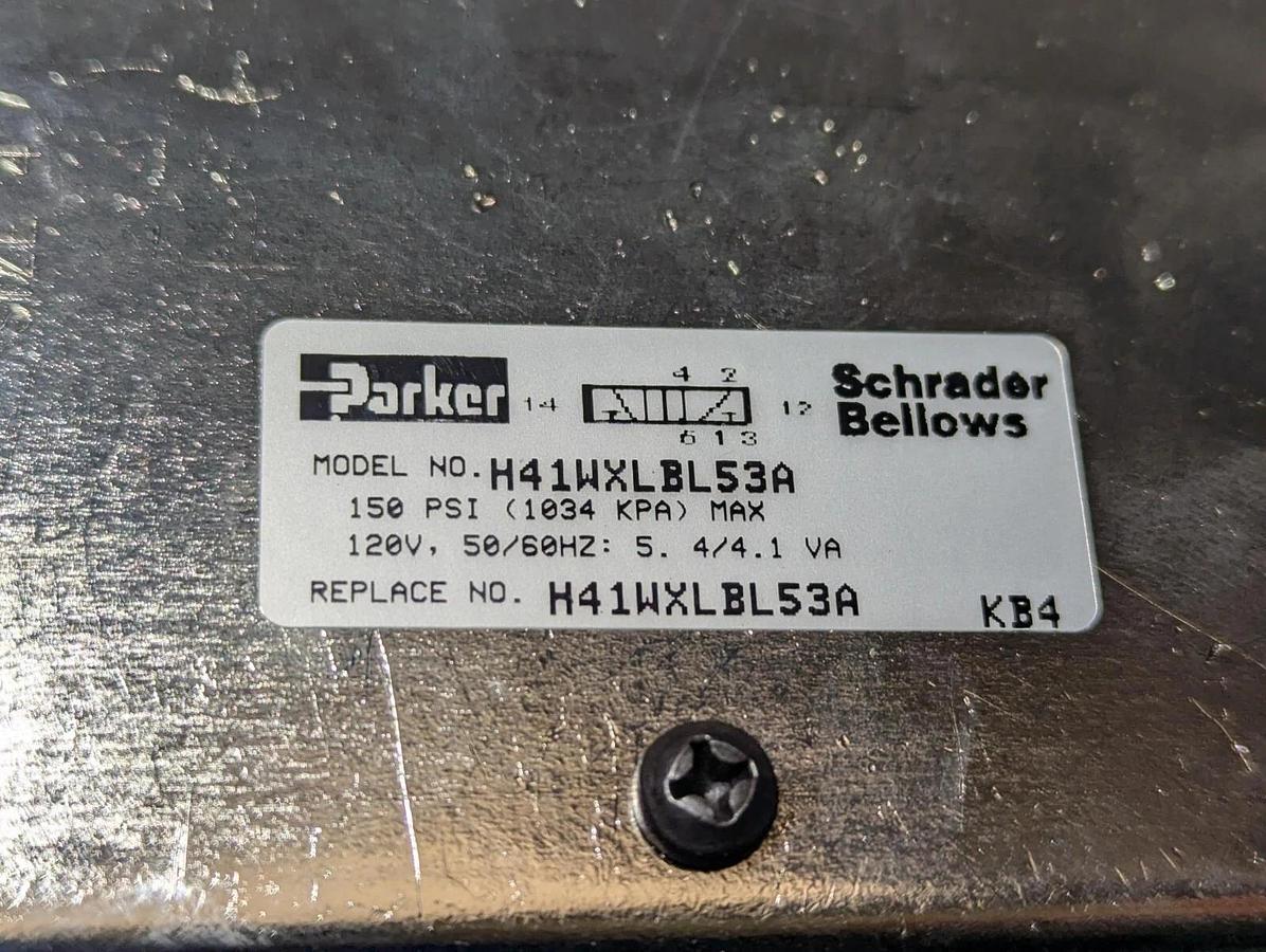 Parker H41WXLBL53A Solenoid Valve