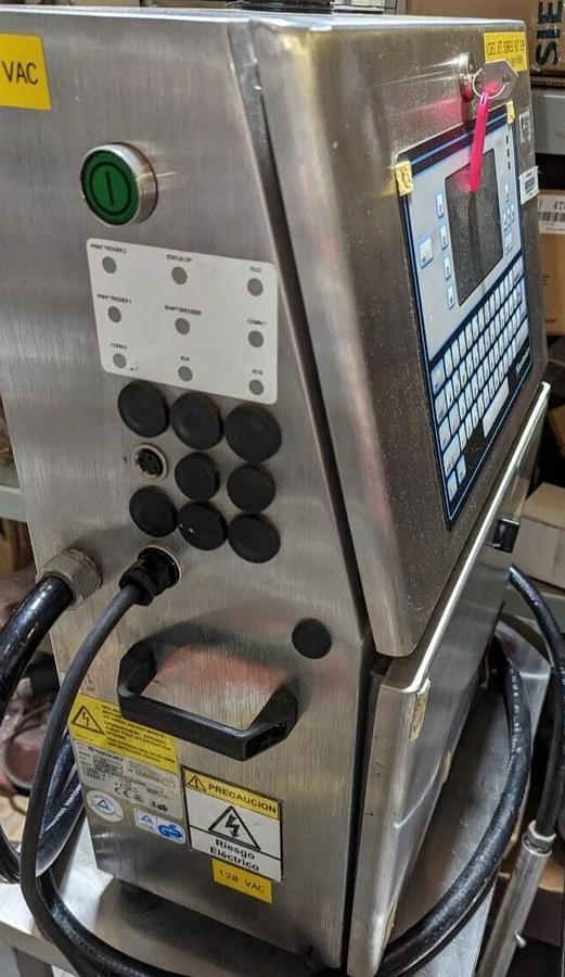 Used VideoJet 43S Single Head Ink Jet Coder Printer MARKING MACHINE