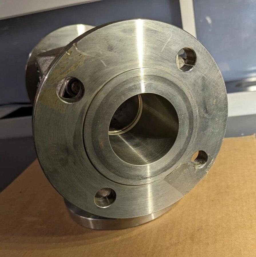 TCI 2 1/2",  3-way full port modulating stainless steel valve TC-0802A