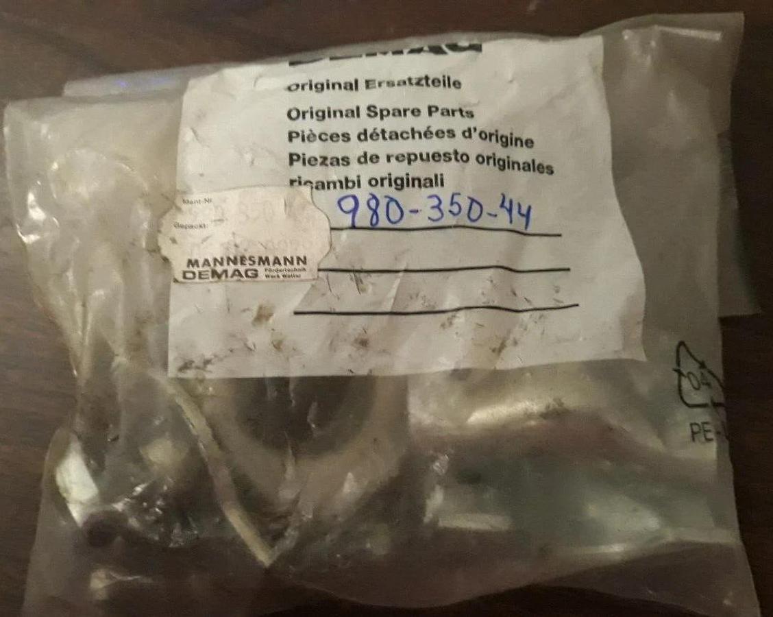 1, Lot of 2,Demag 980-350-44 Crane Suspension Eye Kit .