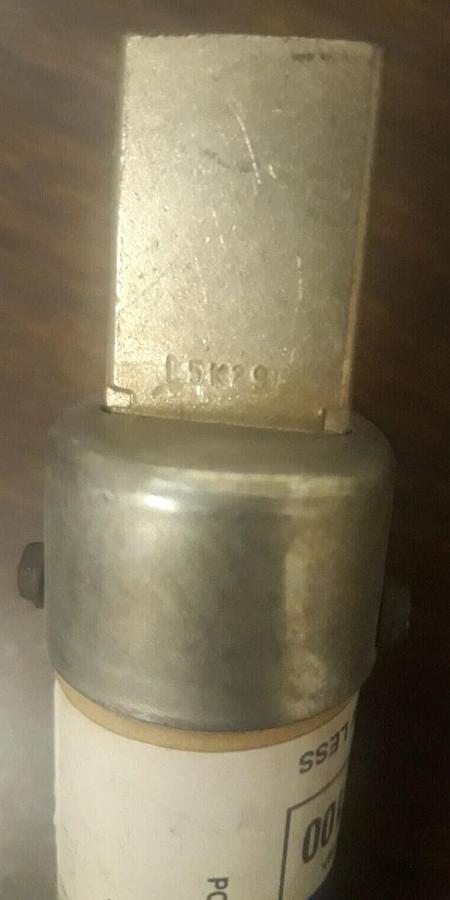 Used Littlefuse NLN 100 Powr-Gard One Time Fuse Class K5 100A 250V