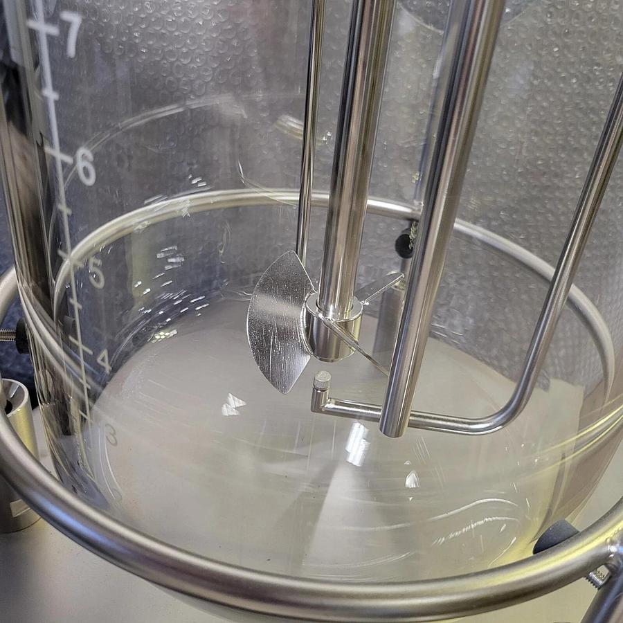 Applikon 15L Glass Vessel Bioreactor with cart